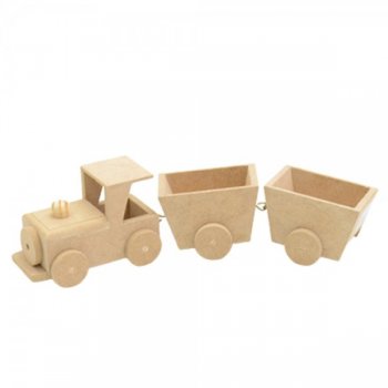 AUTOMOVEL TRENZINHO 2 VAGOES 30X7X8CM REF.730