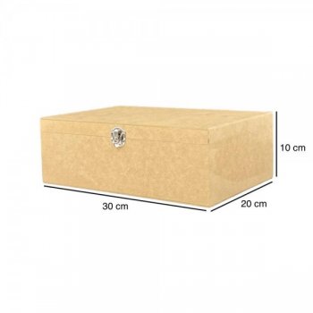 CAIXA G 30X20X10 C/ FECHO REF.2025