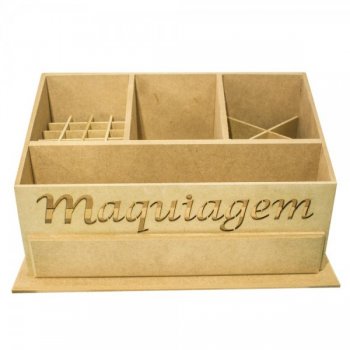 CAIXA MAQUIAGEM BASE 36X19X18 C/GAVETA ESCRITA REF.1984