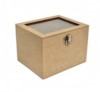 CAIXA P/1 CANECA C/ VIDRO 13,5X11X10 REF.2464