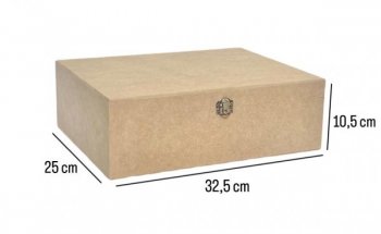 CAIXA VINHO DUPLA GRANDE 32,5X25X10,5 REF.1297