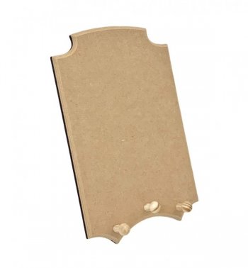 PORTA CHAVES TOPIADO TRABALHADO C/3 PITOES 19,5X28 REF.758