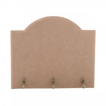 PORTA CHAVES BASE 3 GANCHOS 27X17 REF.2337