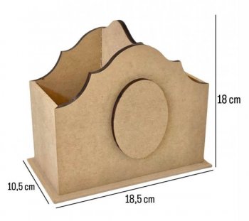 PORTA PINCEL EM PE 20X10X17 REF.620