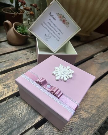 CAIXA 16,5X16,5X10CM - PERSONALIZADO  -  UNID